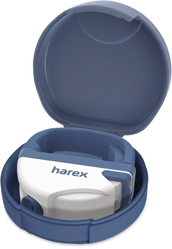 Dispositivo HAREX para hombres con incontinencia urinaria